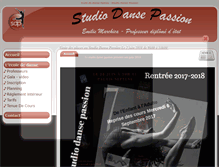 Tablet Screenshot of ecole-danse-hyeres.com